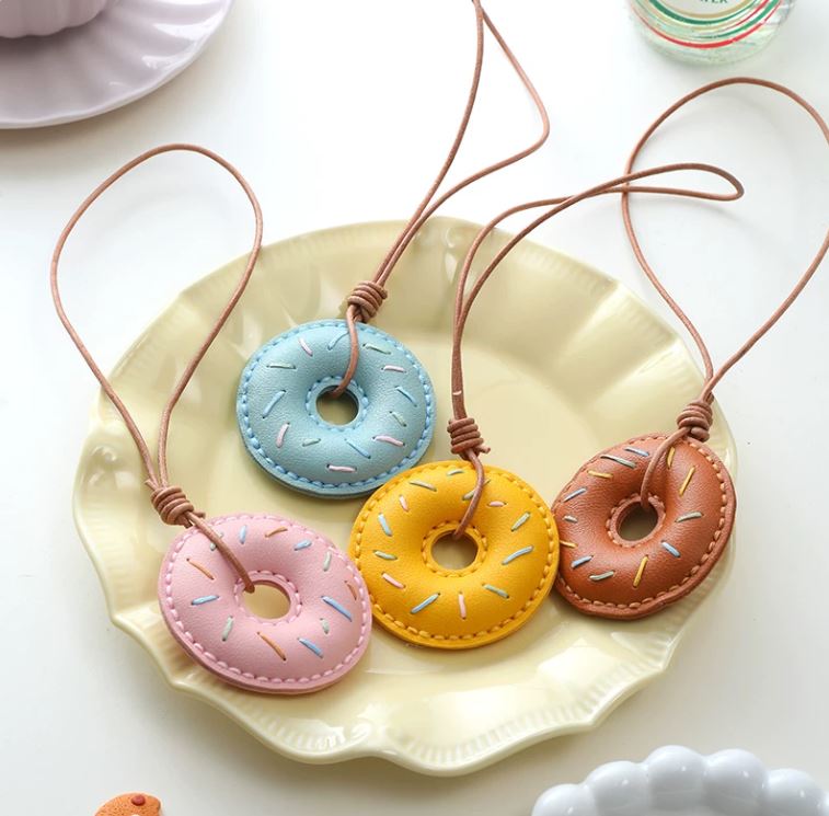 Donut Mini Keychain Charm