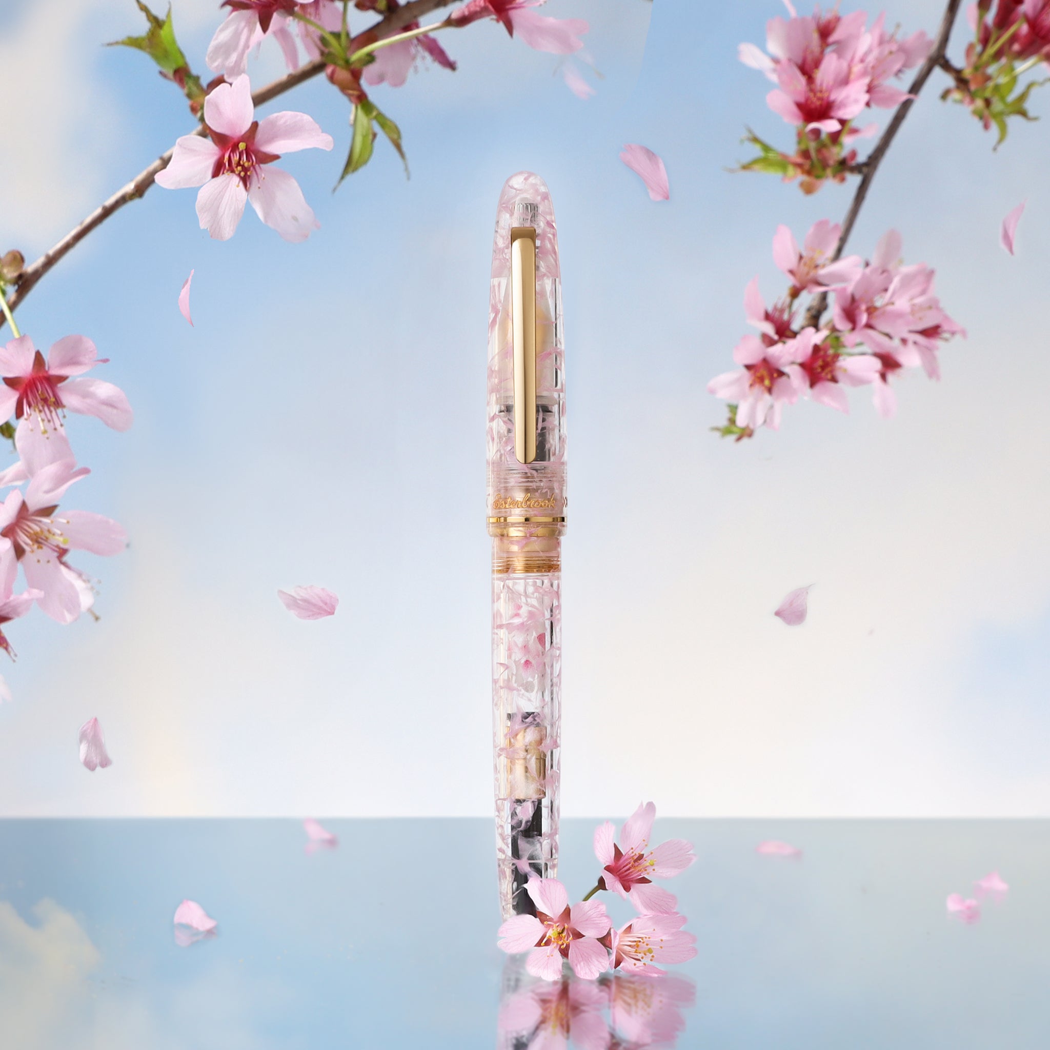 BUNGUBOX x Esterbrook Kachofugetsu Flower Fountain Pen - Cherry Blossom