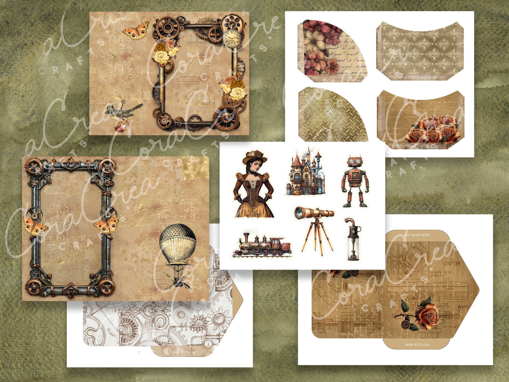 Steampunk Digital Journal Kit