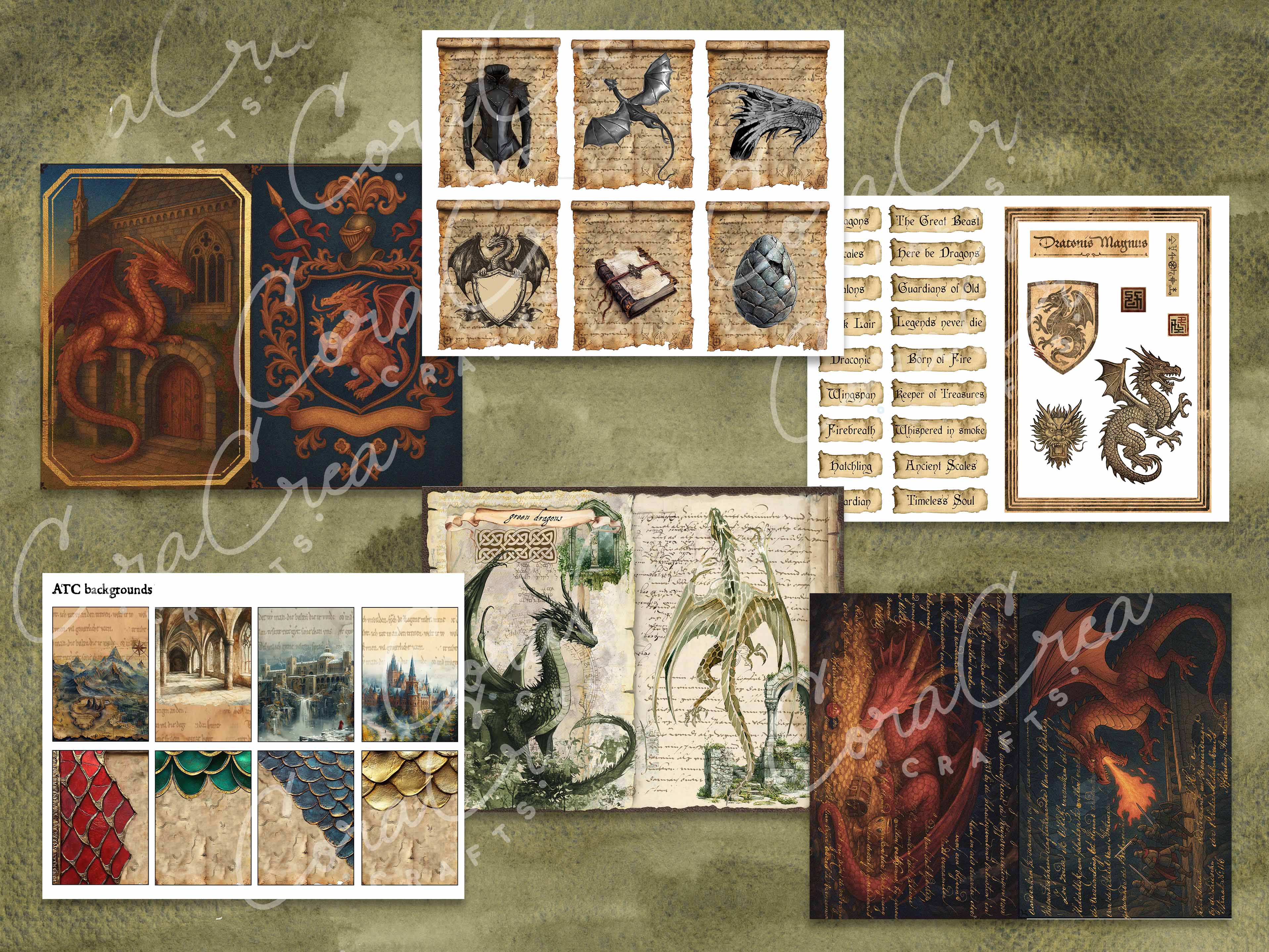 Dragons Digital Journal Kit