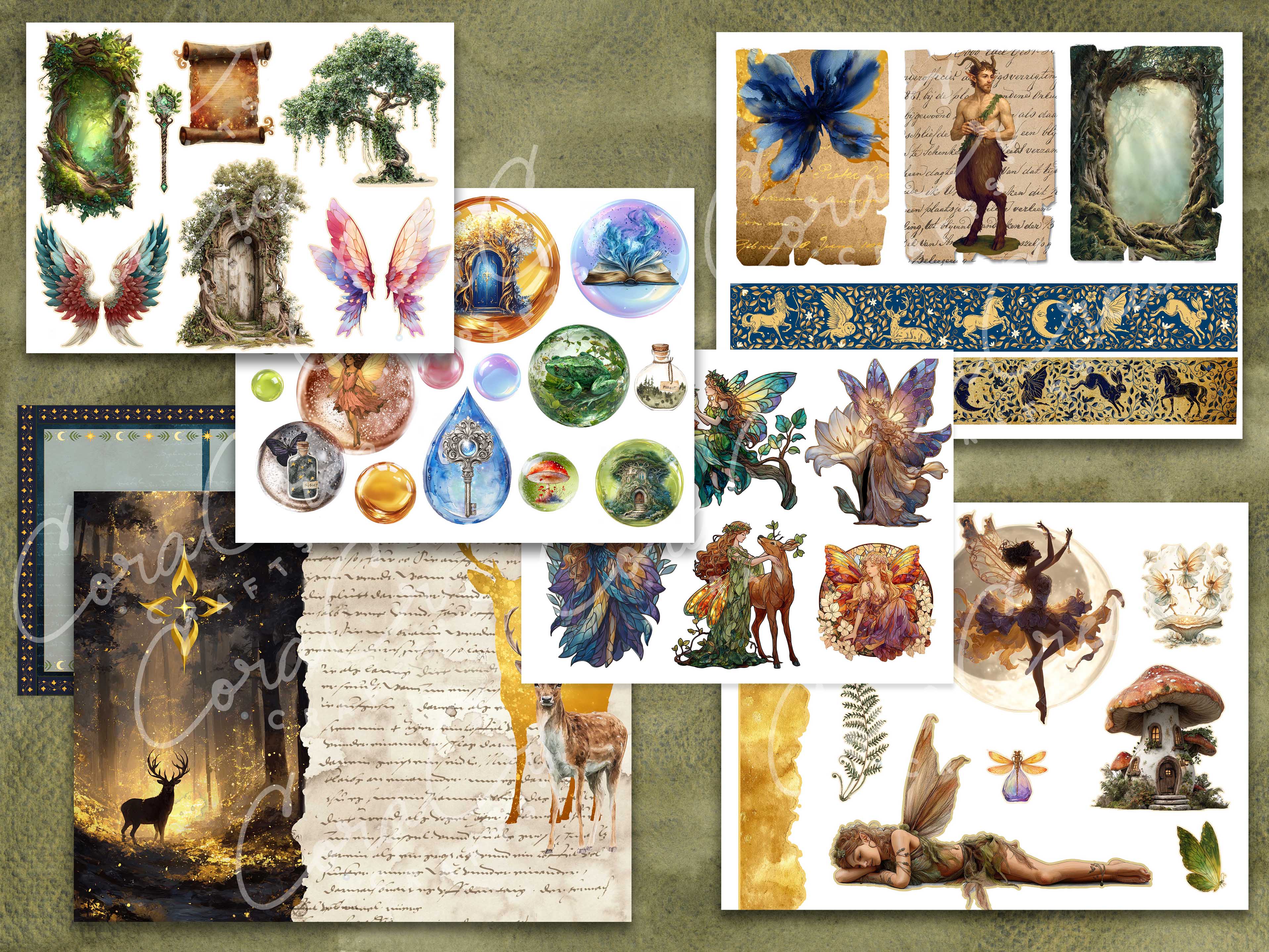 Fairy Digital Journal Kit