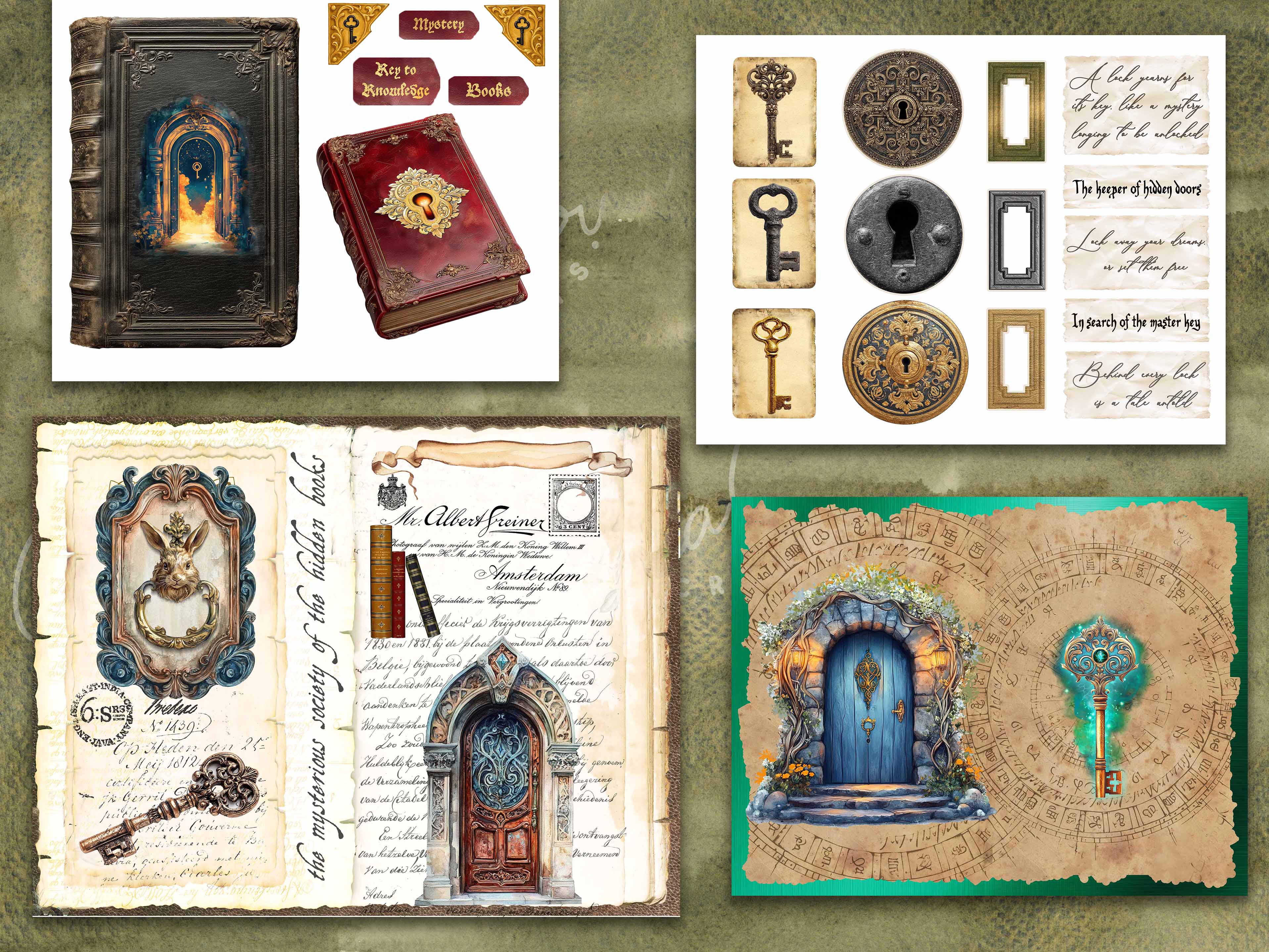 Lock & Key Digital Journal Kit