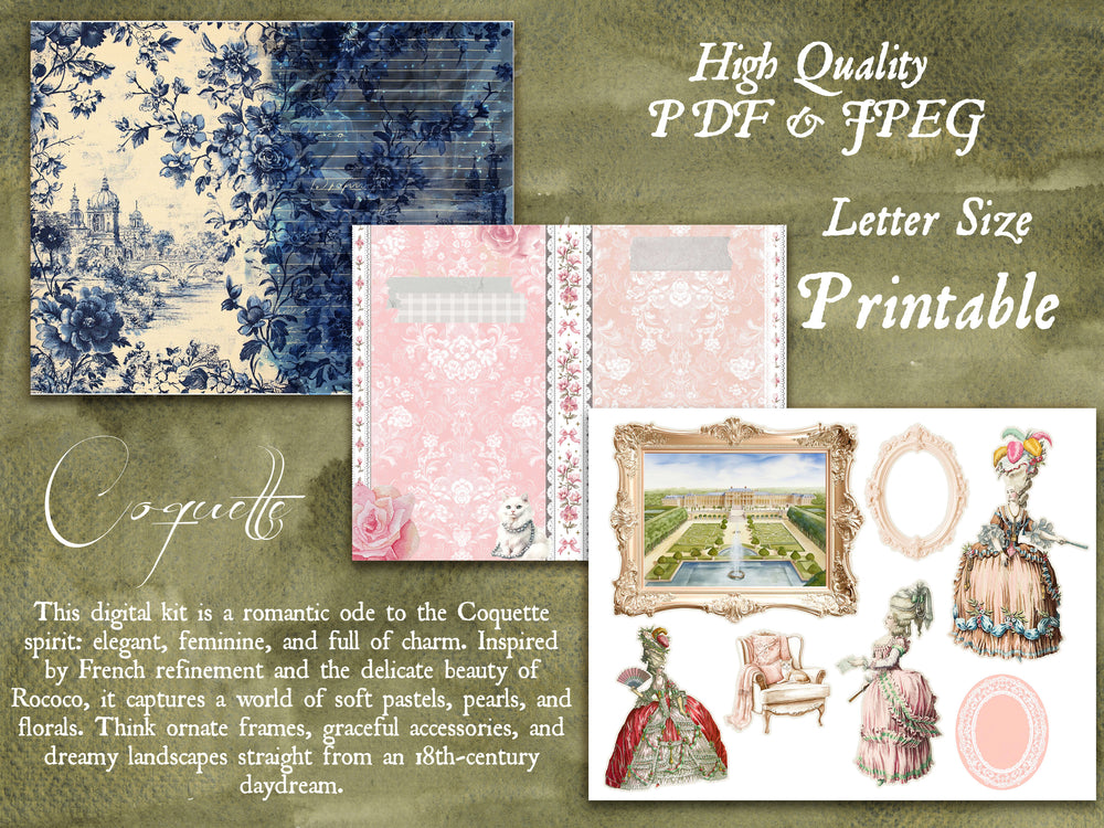 Coquette Digital Journal Kit