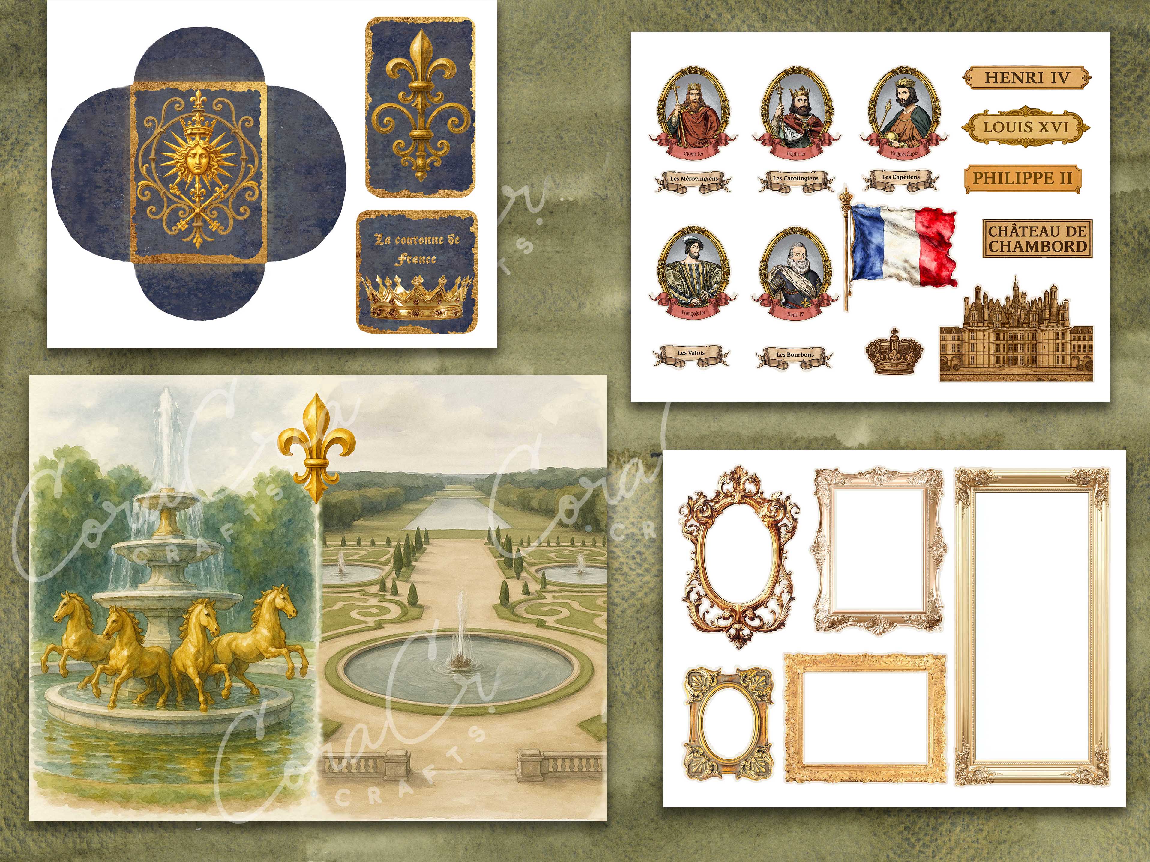Royal France Digital Journal Kit
