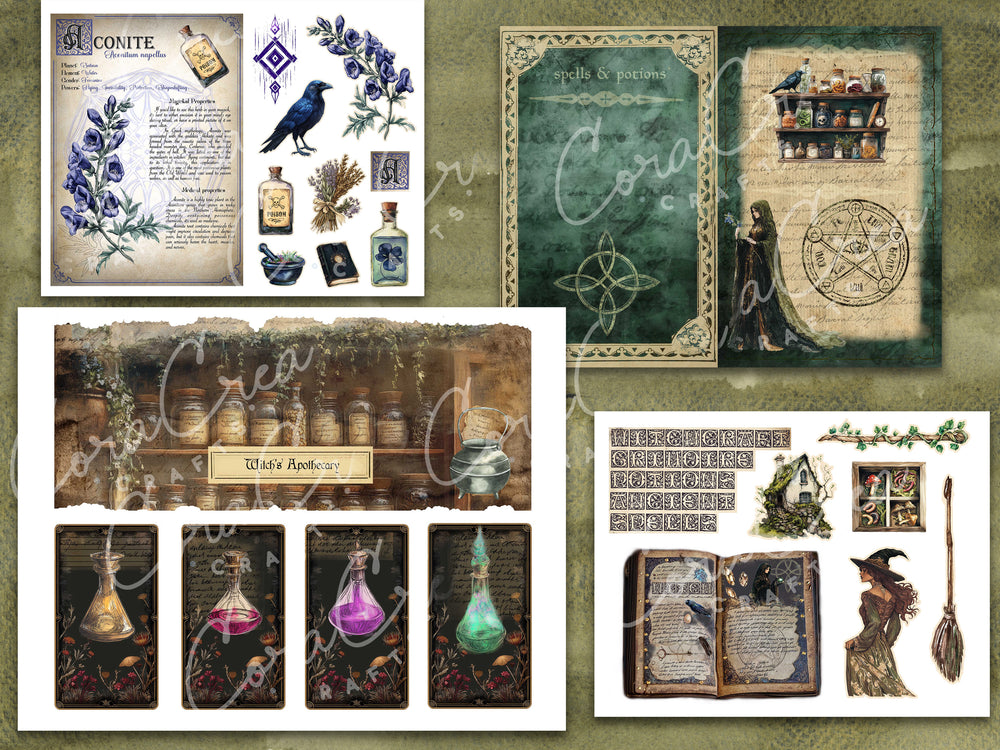 Witches Digital Journal Kit