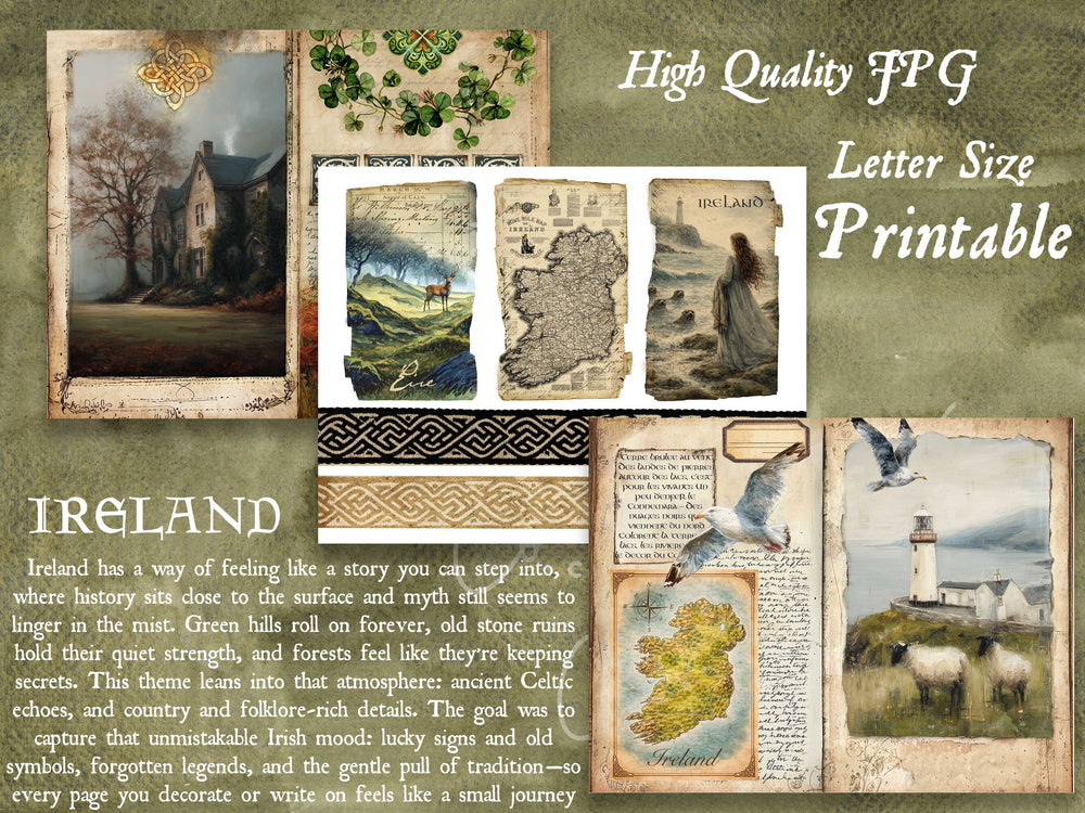 Ireland Digital Journal Kit