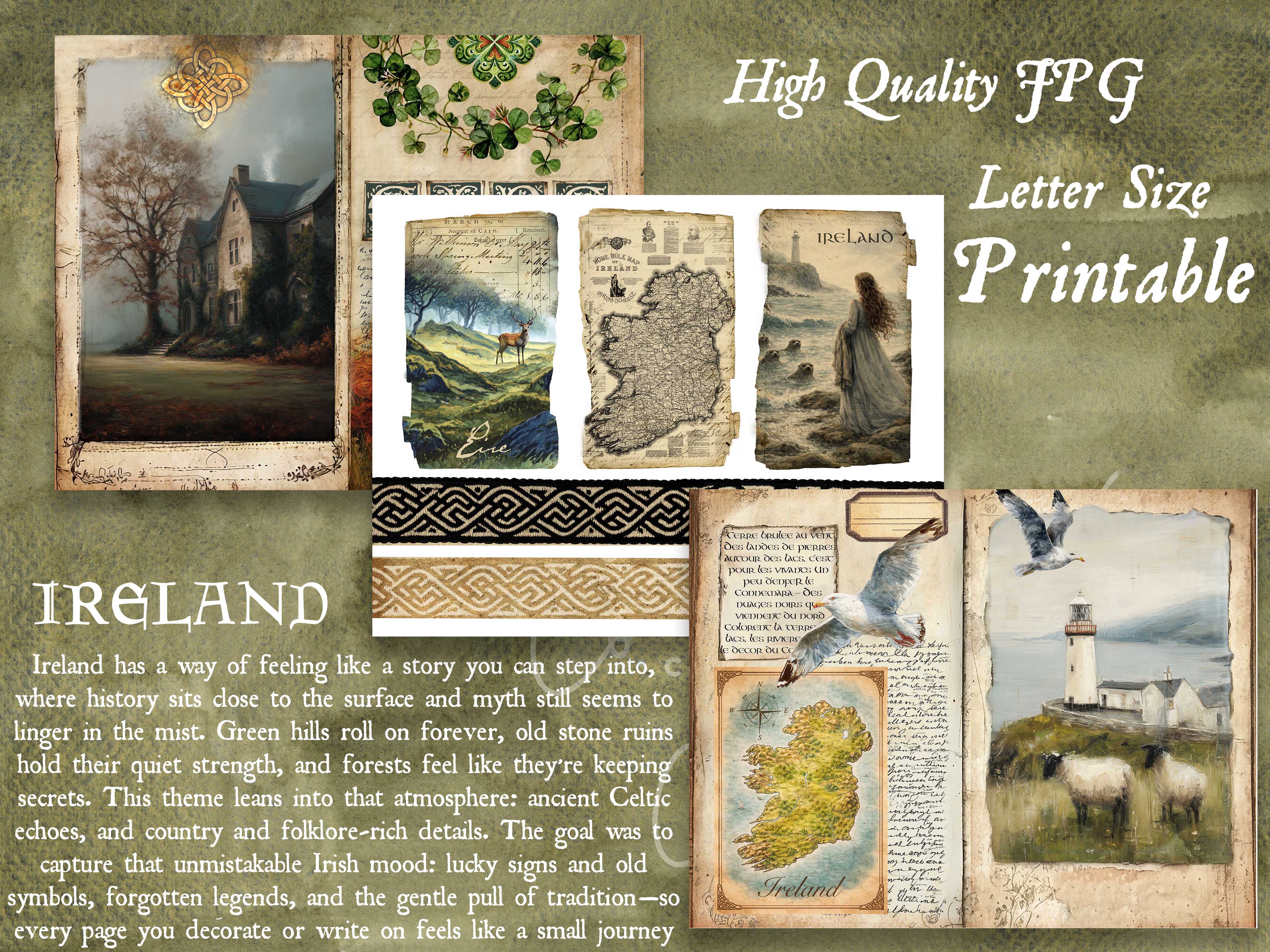 Ireland Digital Journal Kit