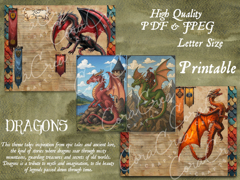 Dragons Digital Journal Kit