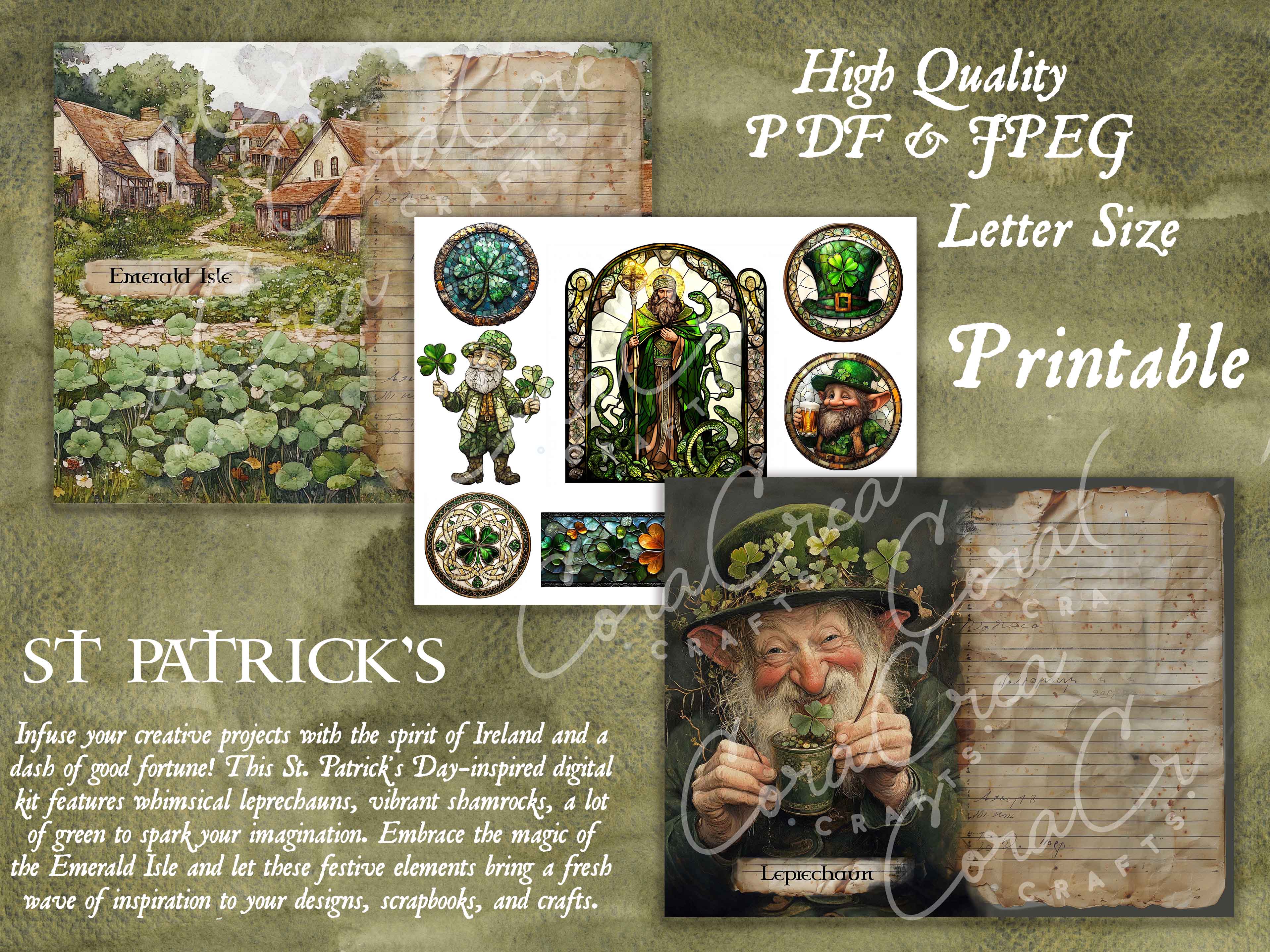 St Patrick's Journal Kit