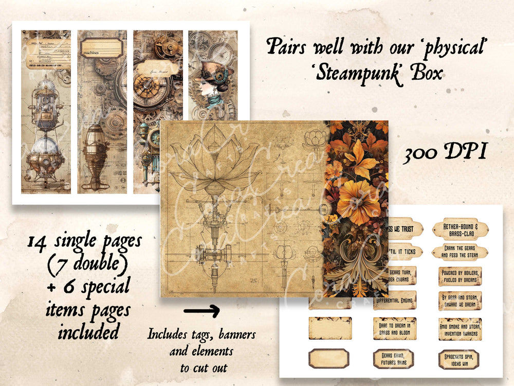 Steampunk Digital Journal Kit