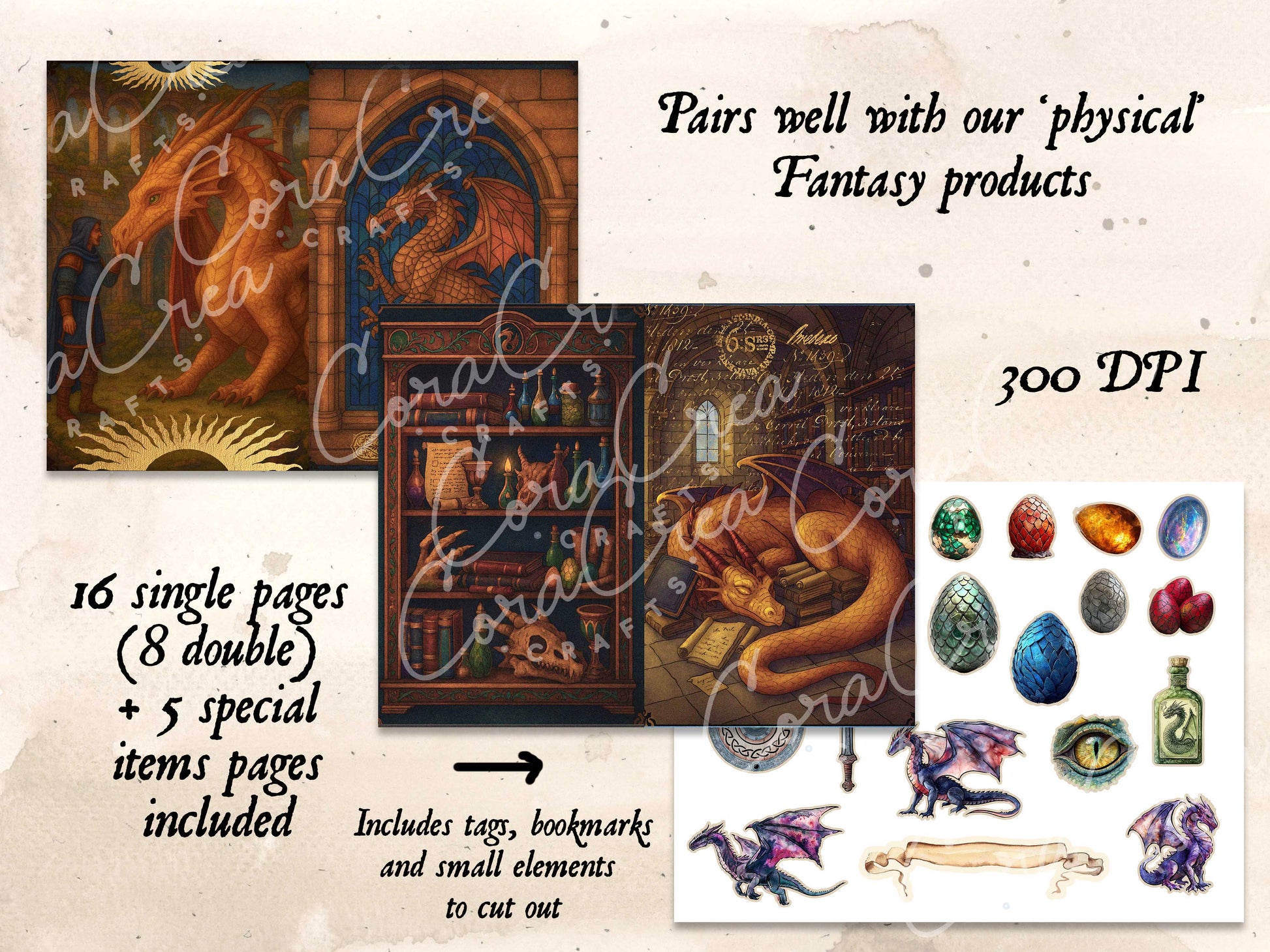 Dragons Digital Journal Kit