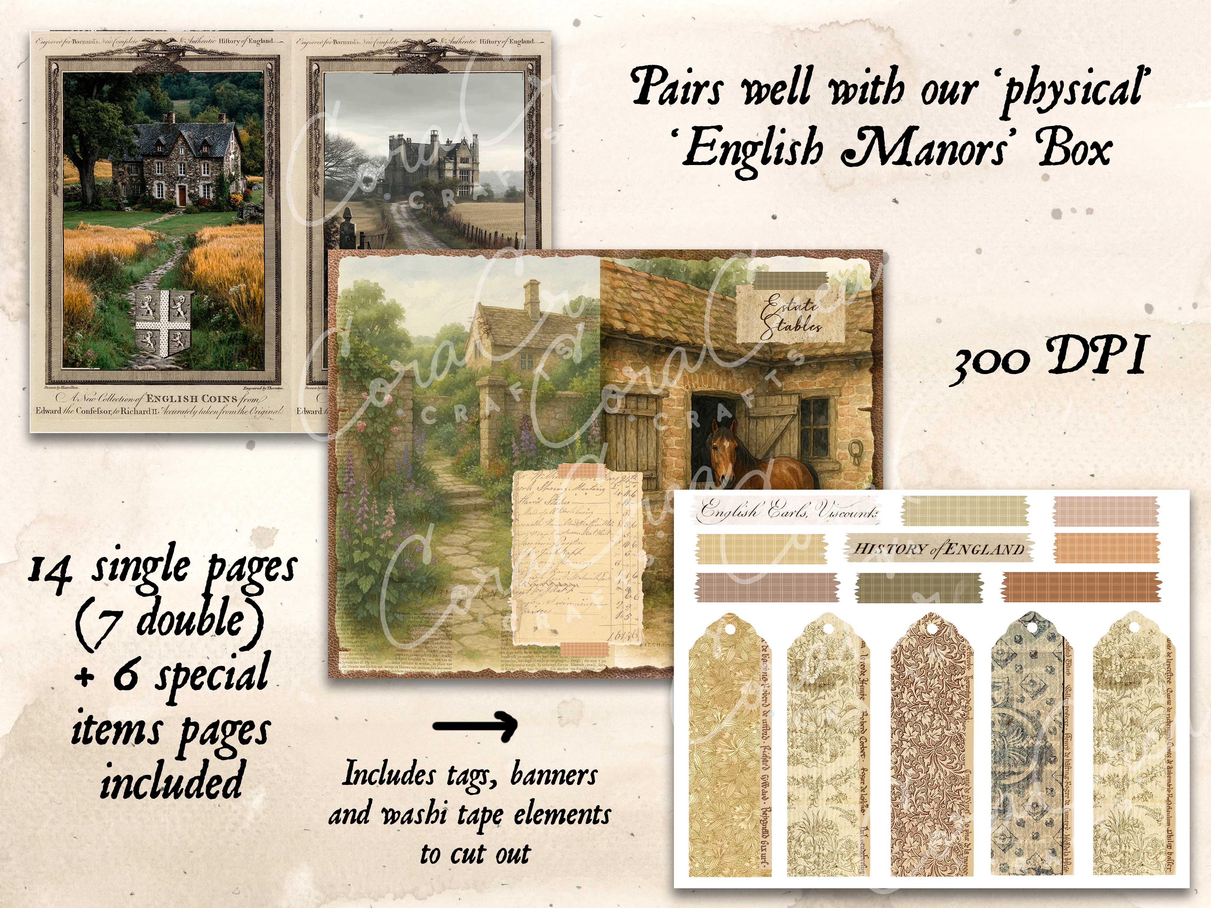 English Manors Digital Journal Kit