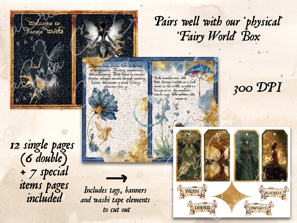 Fairy Digital Journal Kit