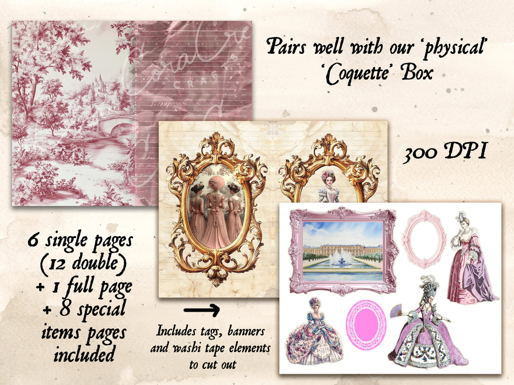 Coquette Digital Journal Kit
