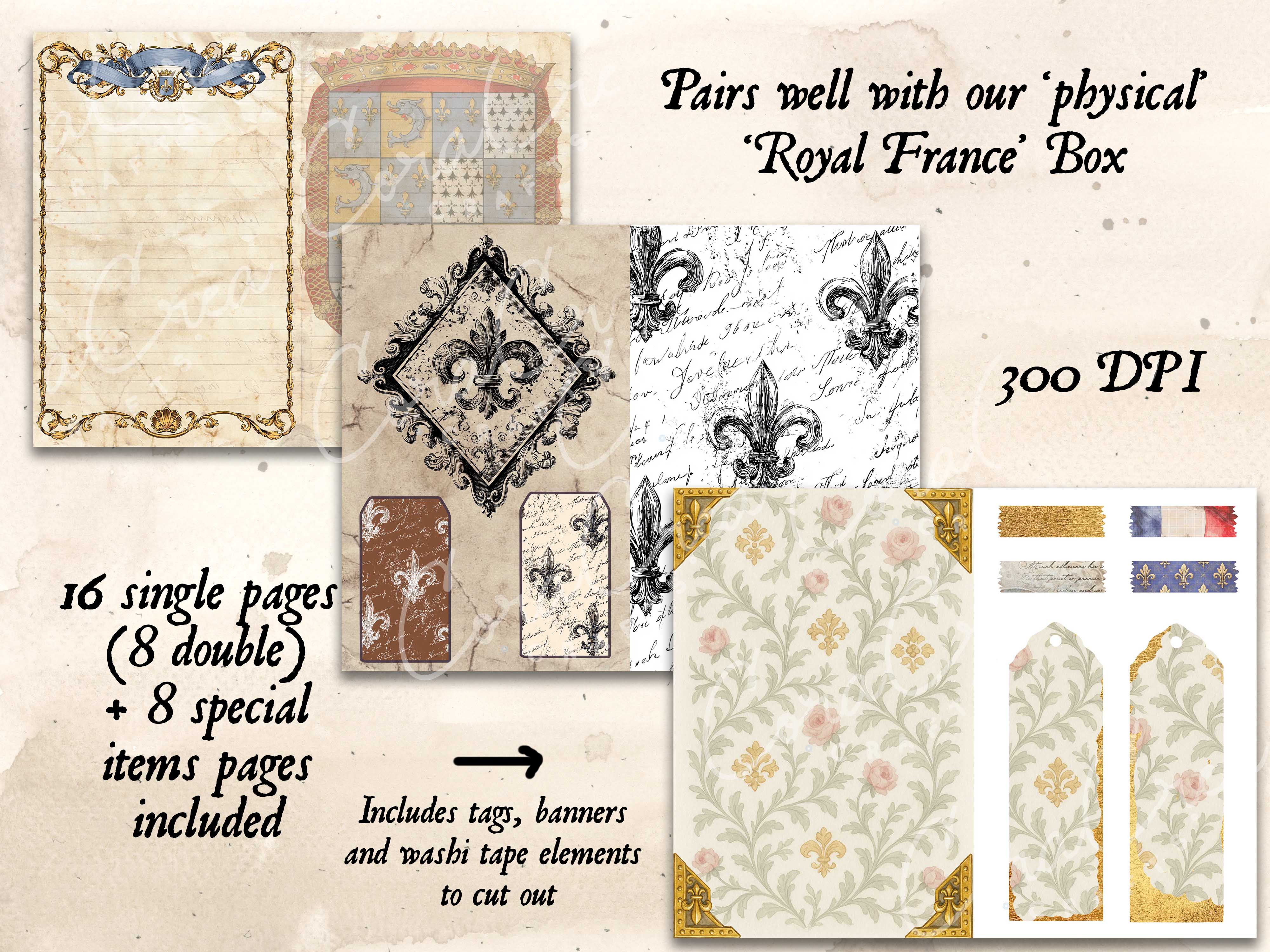 Royal France Digital Journal Kit
