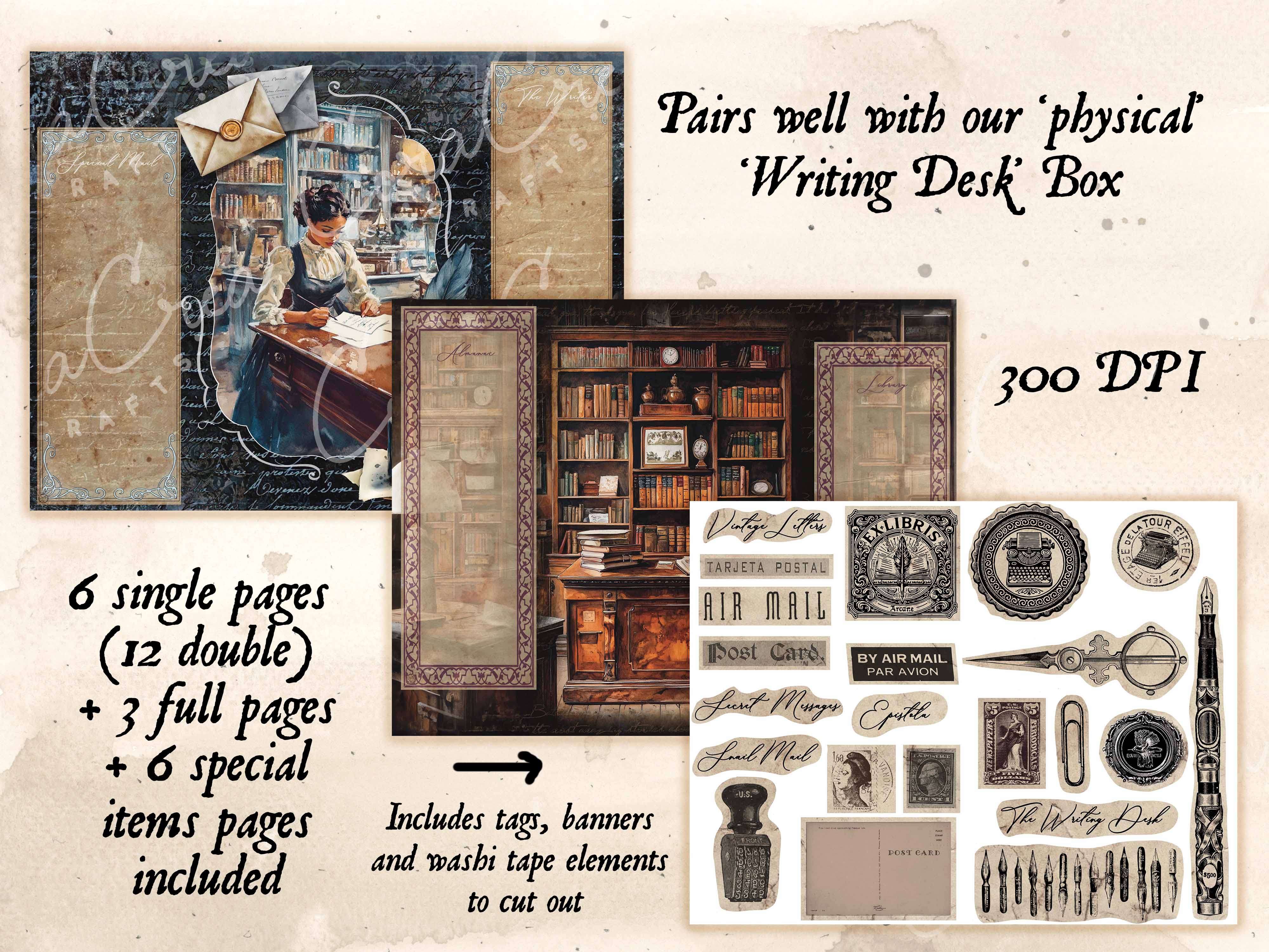 Writing Desk Digital Journal Kit