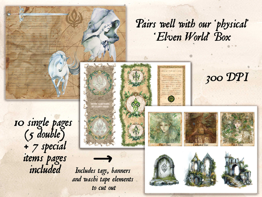 Elven World Digital Journal Kit