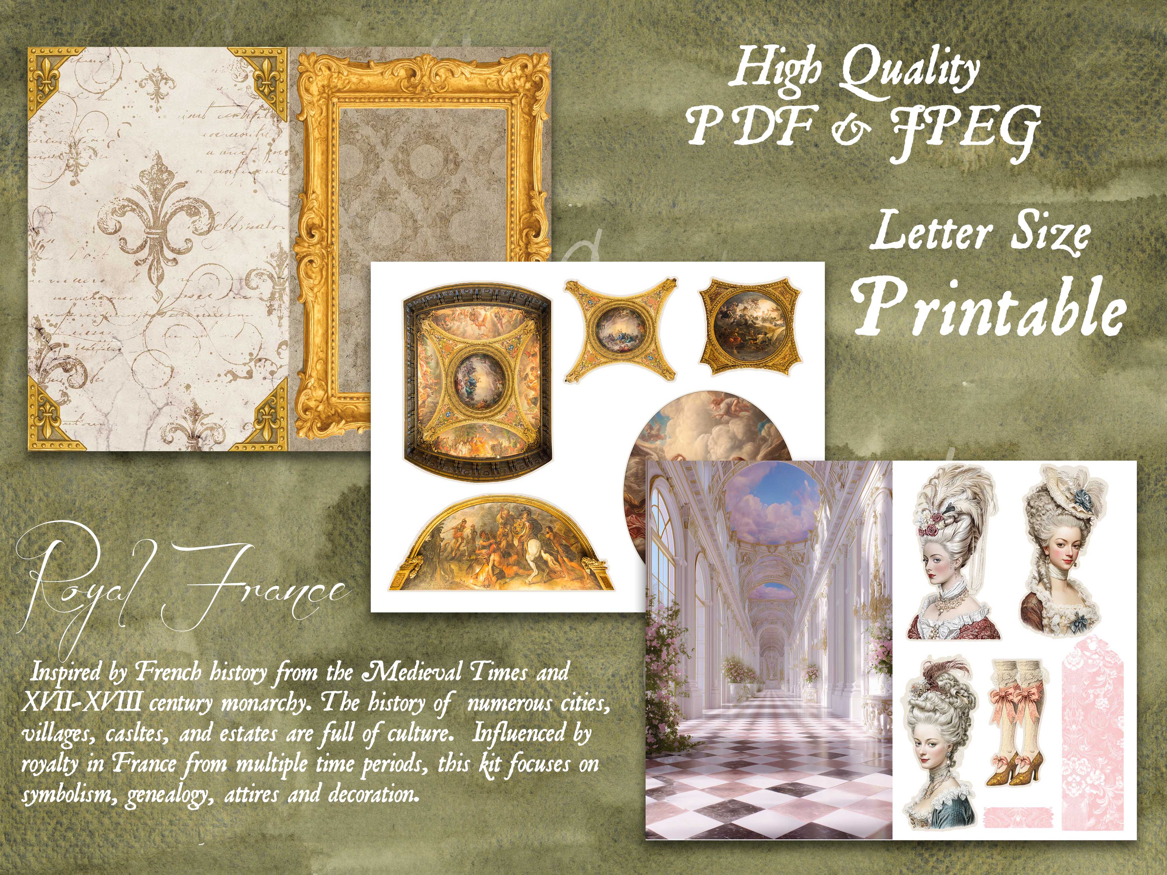 Royal France Digital Journal Kit