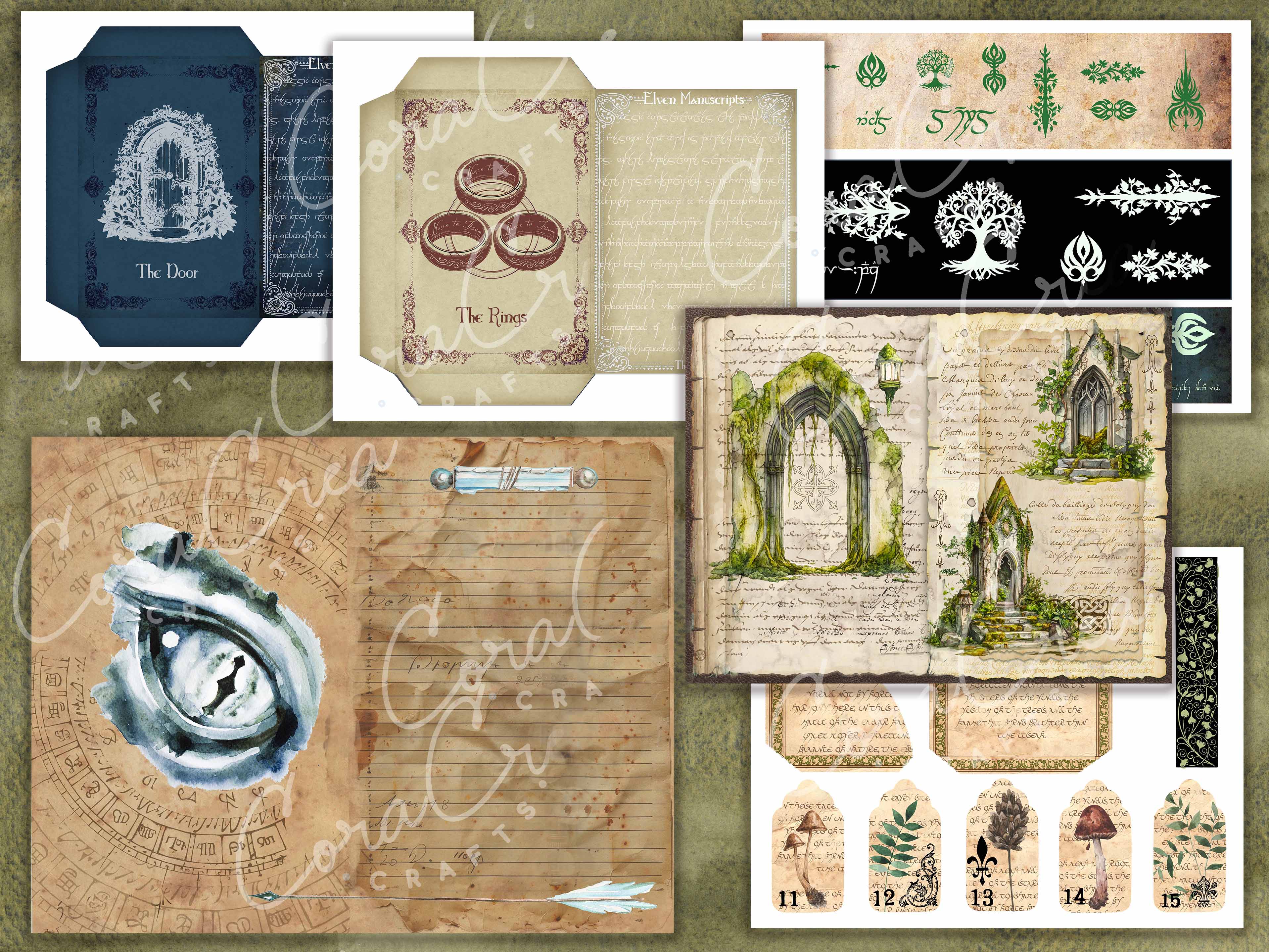 Elven World Digital Journal Kit