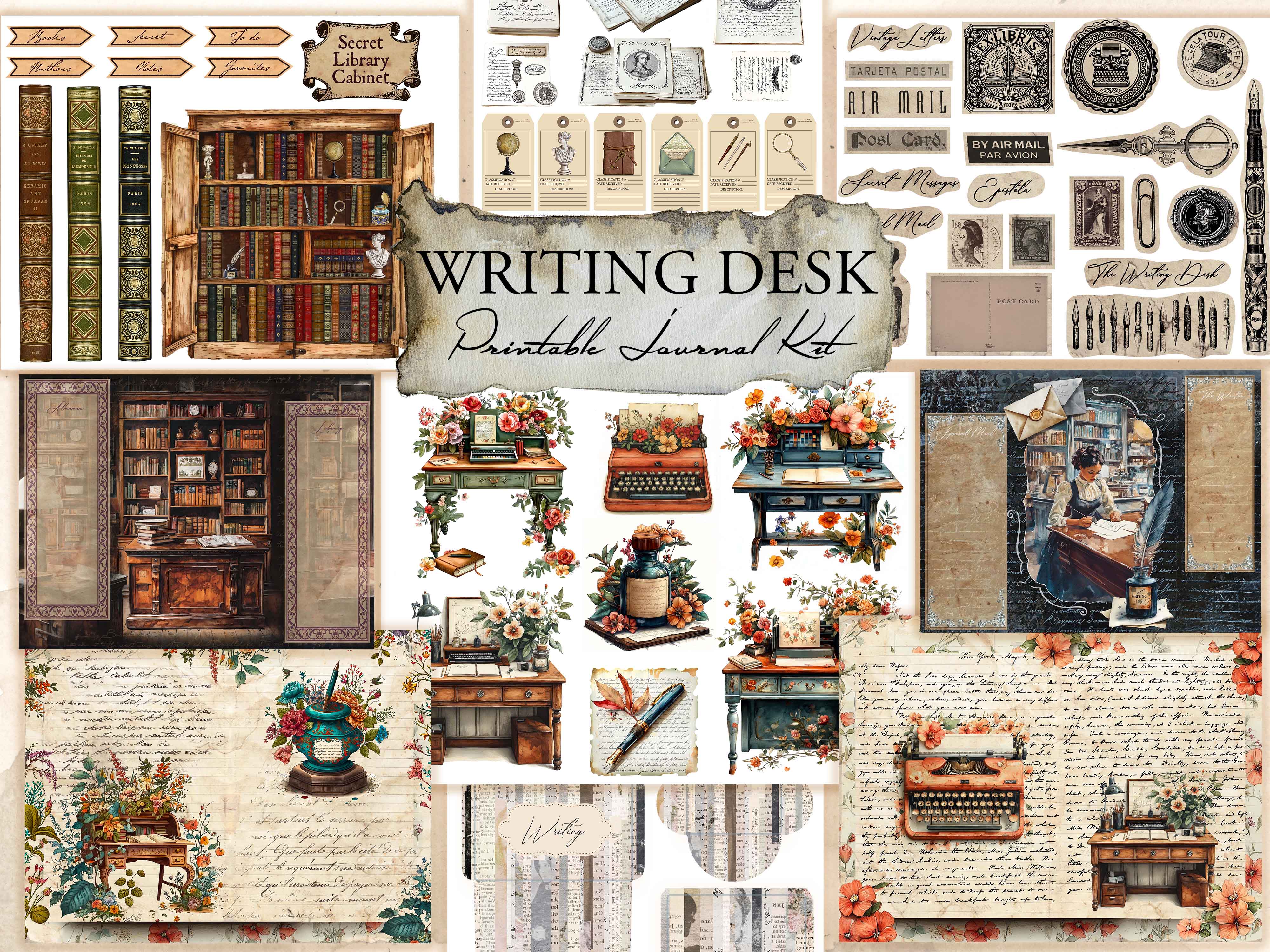 Writing Desk Digital Journal Kit