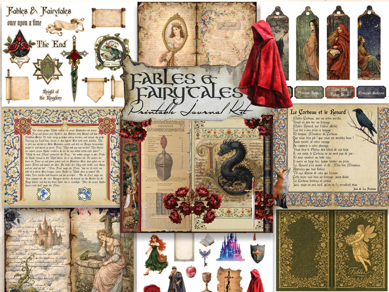 Fables & Fairytales Digital Journal Kit