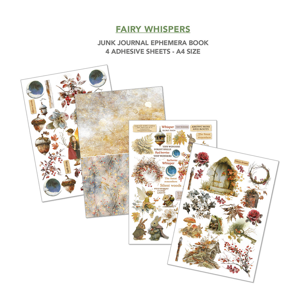 Fairy Whispers Ephemera Book