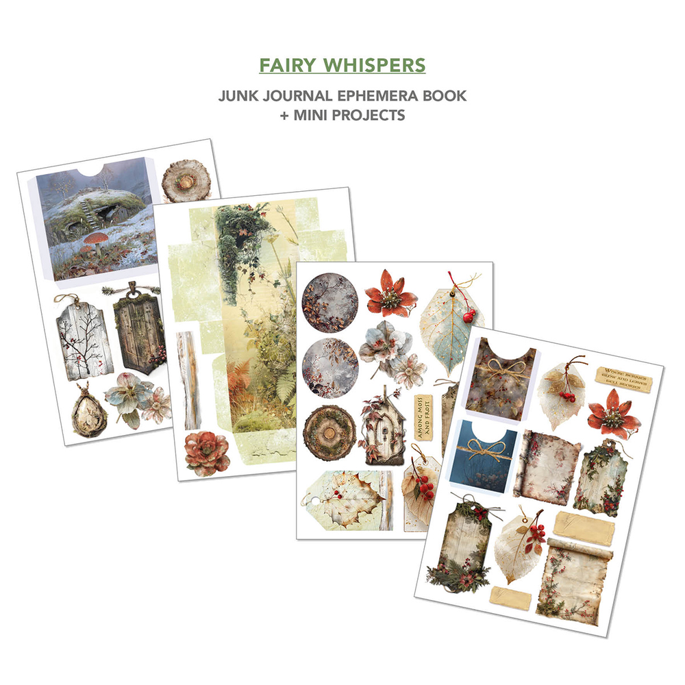 Fairy Whispers Ephemera Book