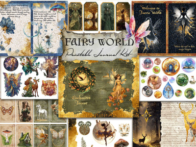 Fairy Digital Journal Kit