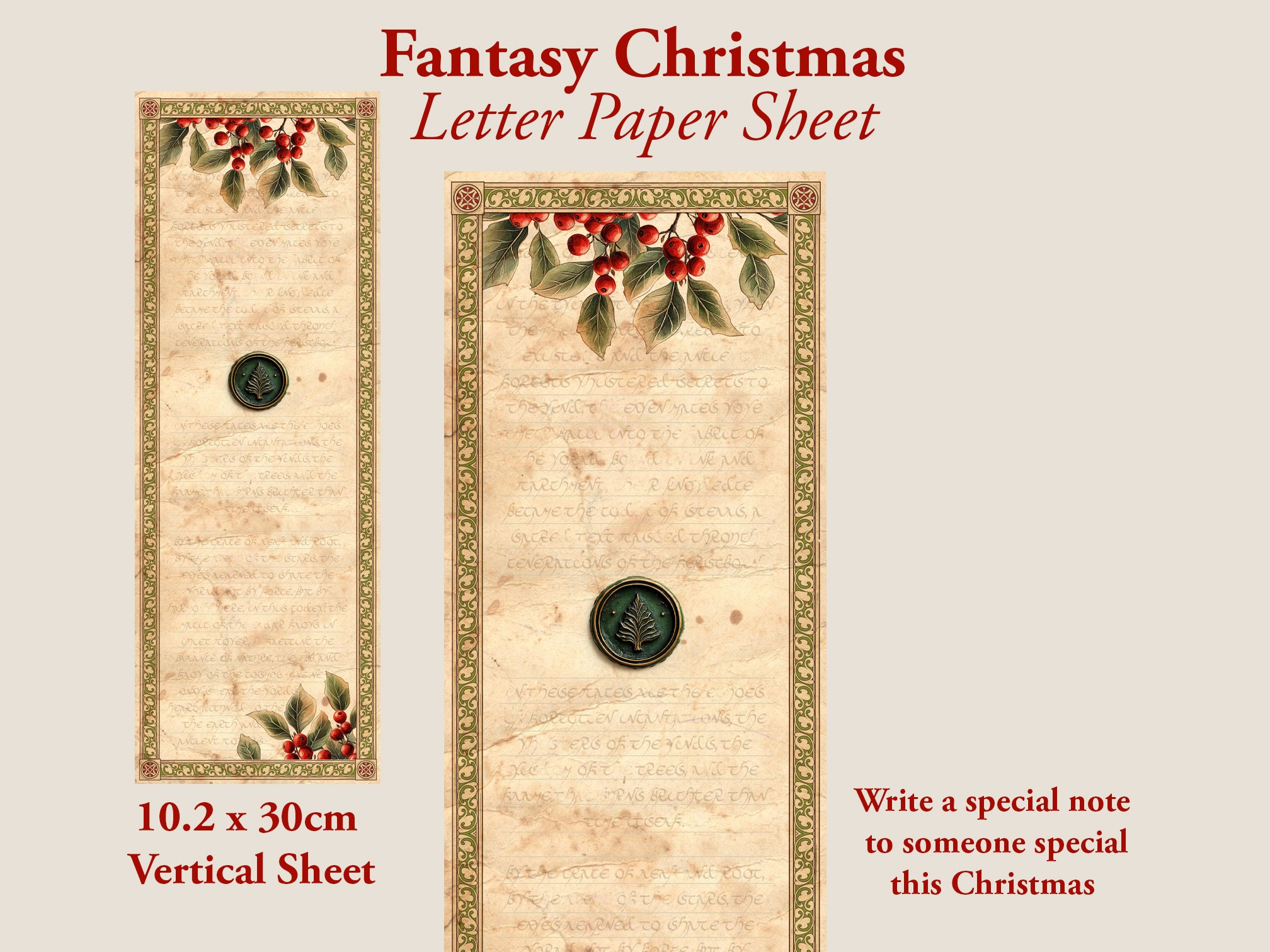 Fantasy Christmas Letter - PRE-ORDER