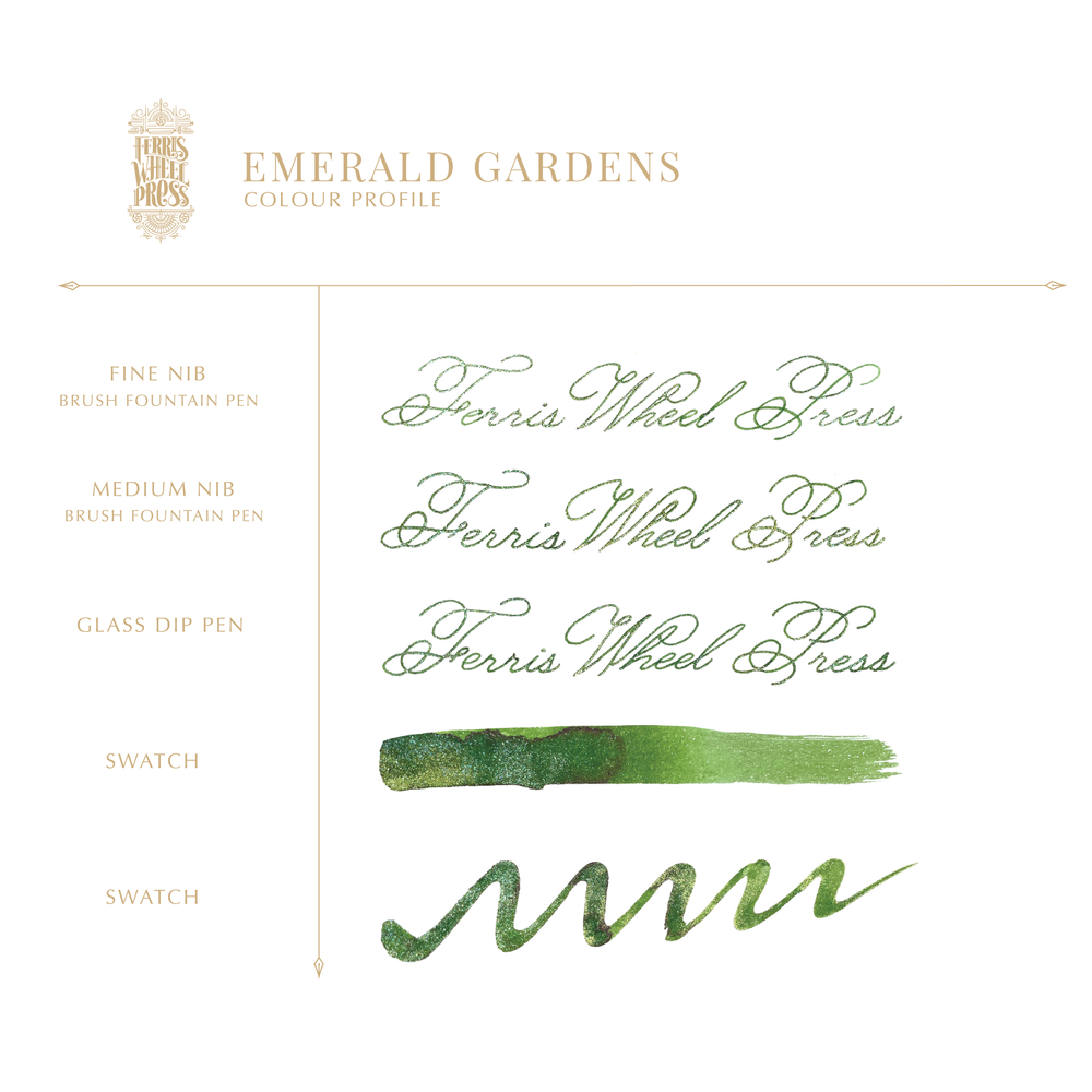 Fountain Pen Ink - Emerald Gardens