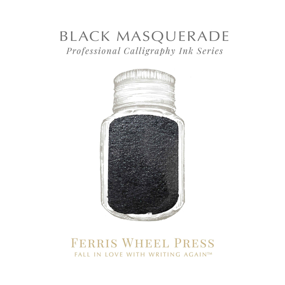 Calligraphy Ink - Black Masquerade