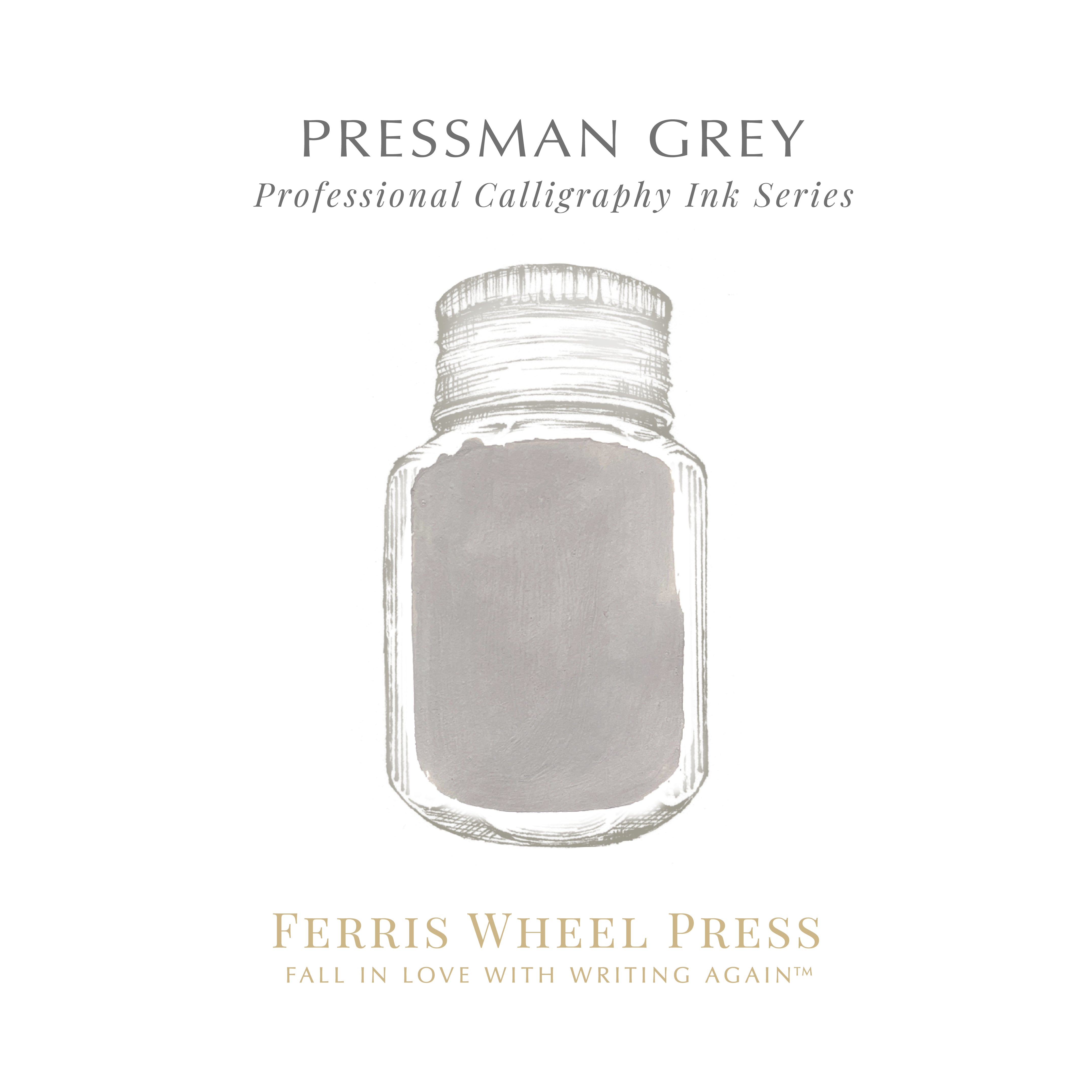 Calligraphy Ink - Pressman Grey