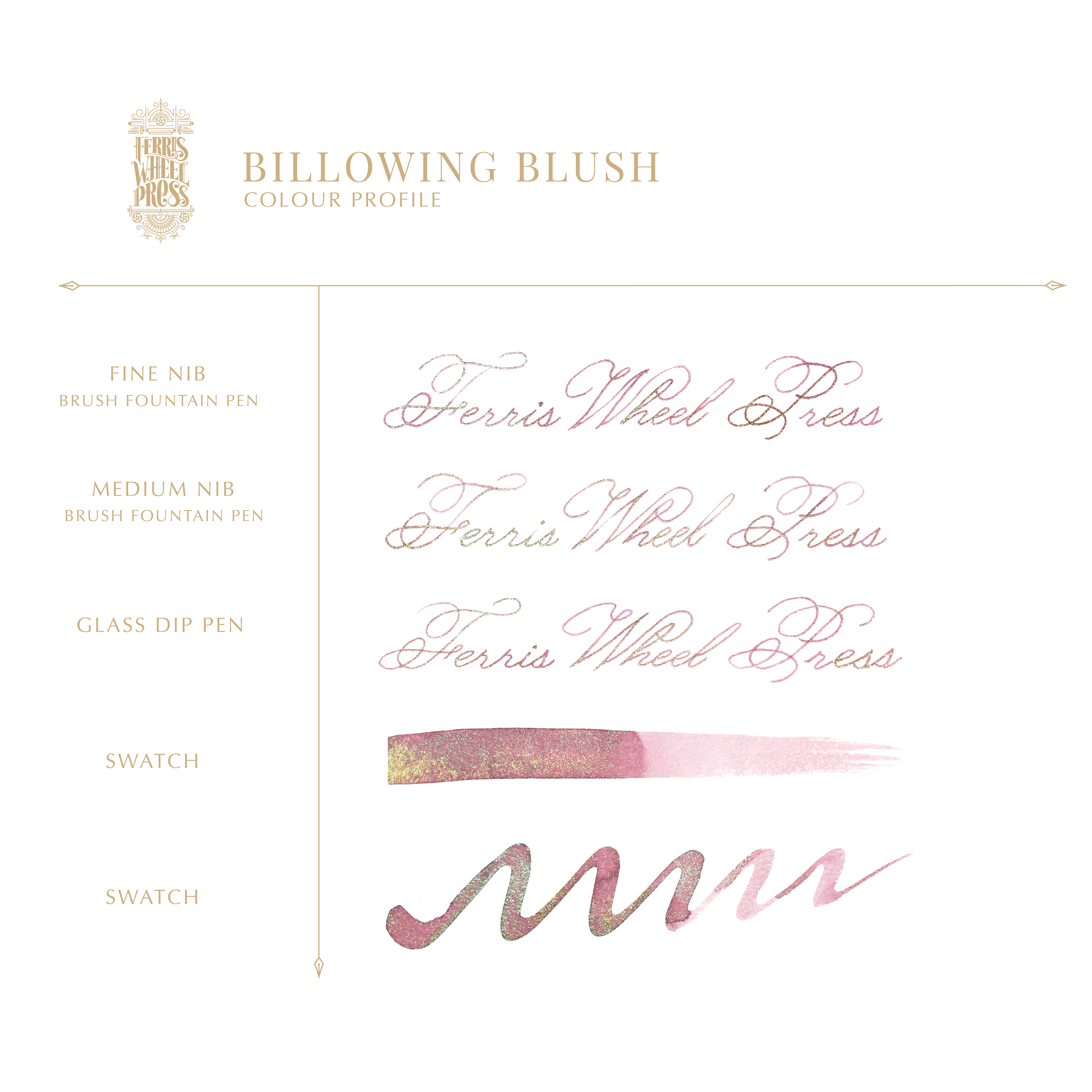 Fountain Pen Ink - Billowing Blush