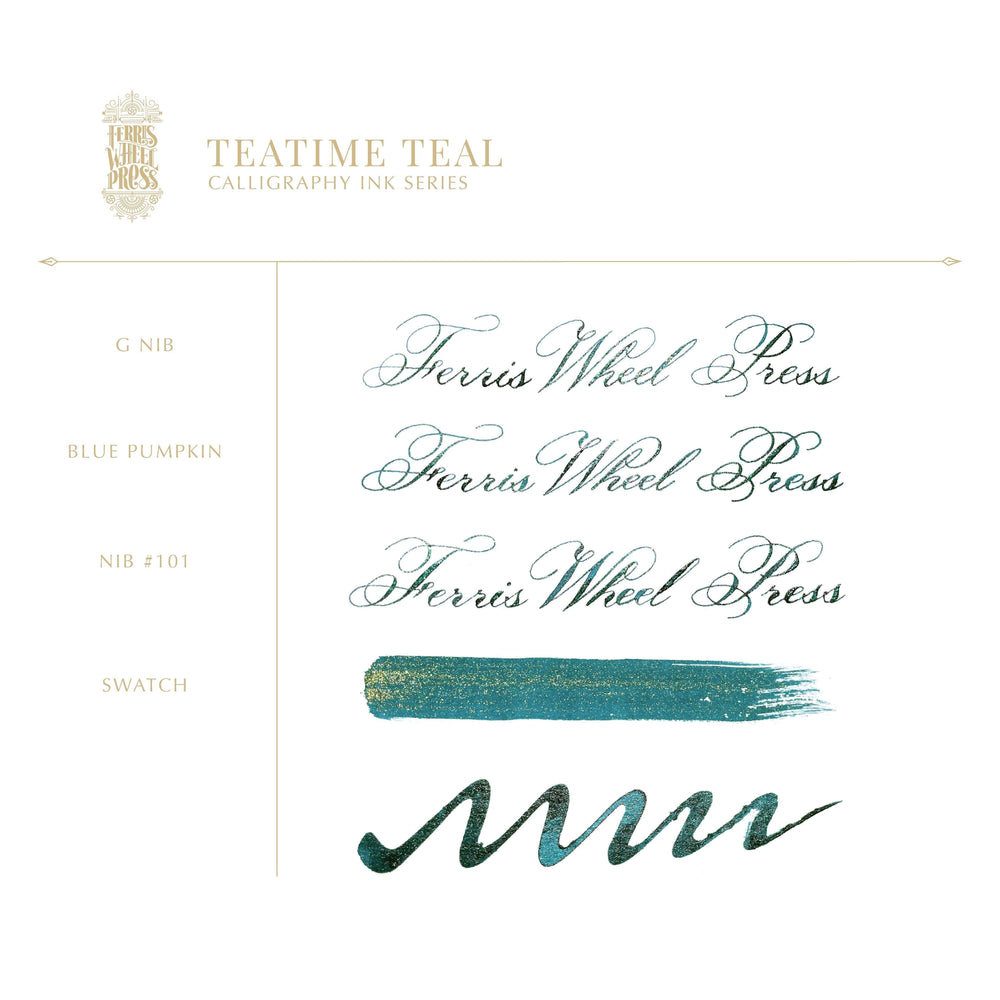 Calligraphy Ink - Teatime Teal