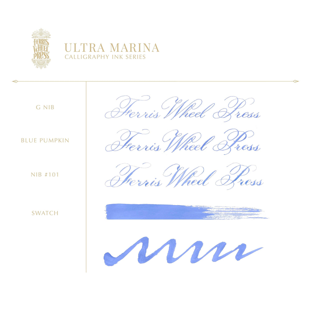 Calligraphy Ink - Ultra Marina
