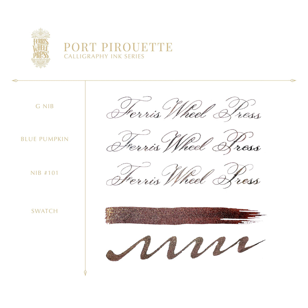 Calligraphy Ink - Port Pirouette