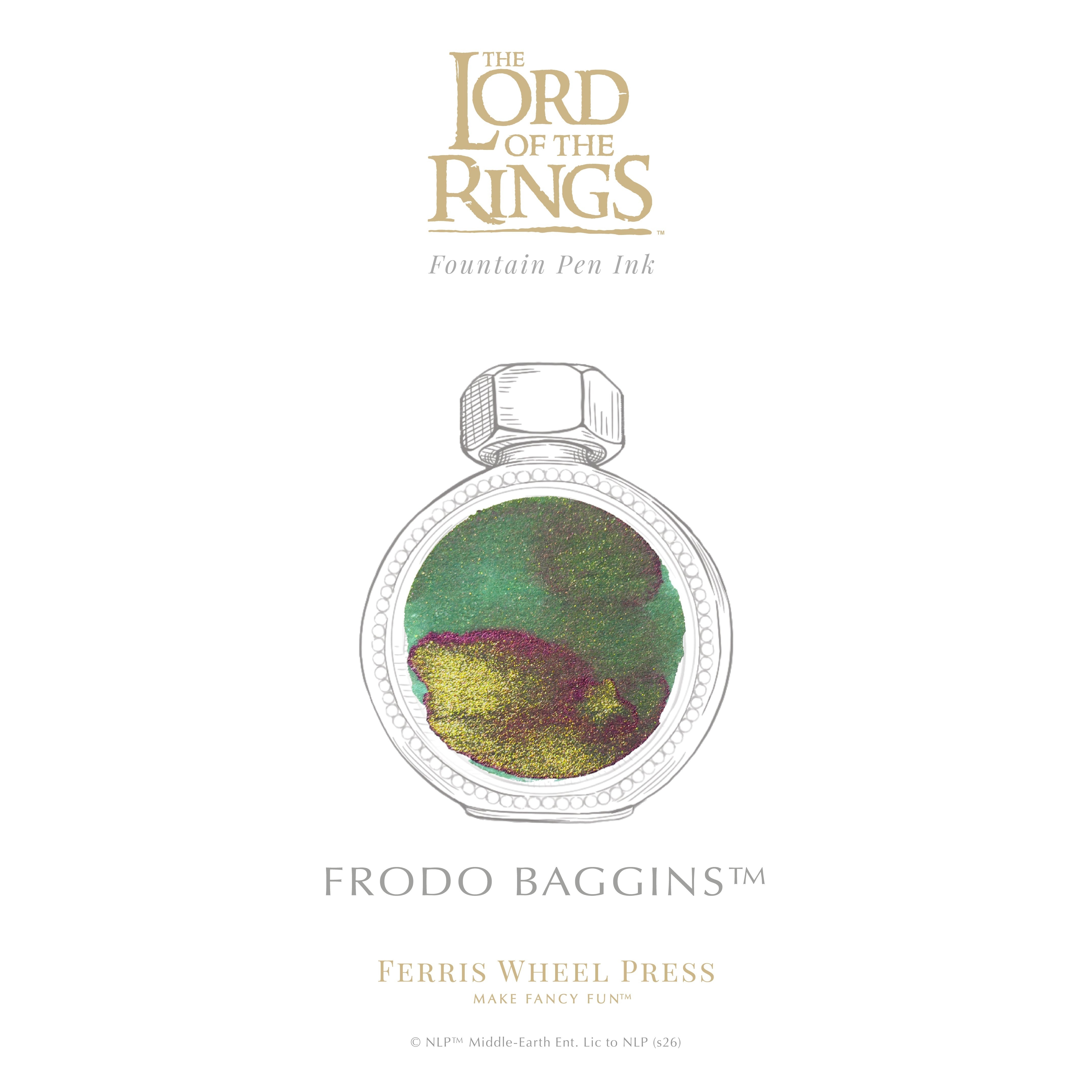 Fountain Pen Ink - Frodo Baggins - ink swatch
