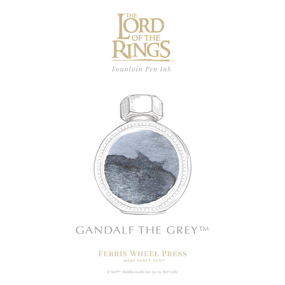 Fountain Pen Ink - Gandalf the Grey - ink swatch