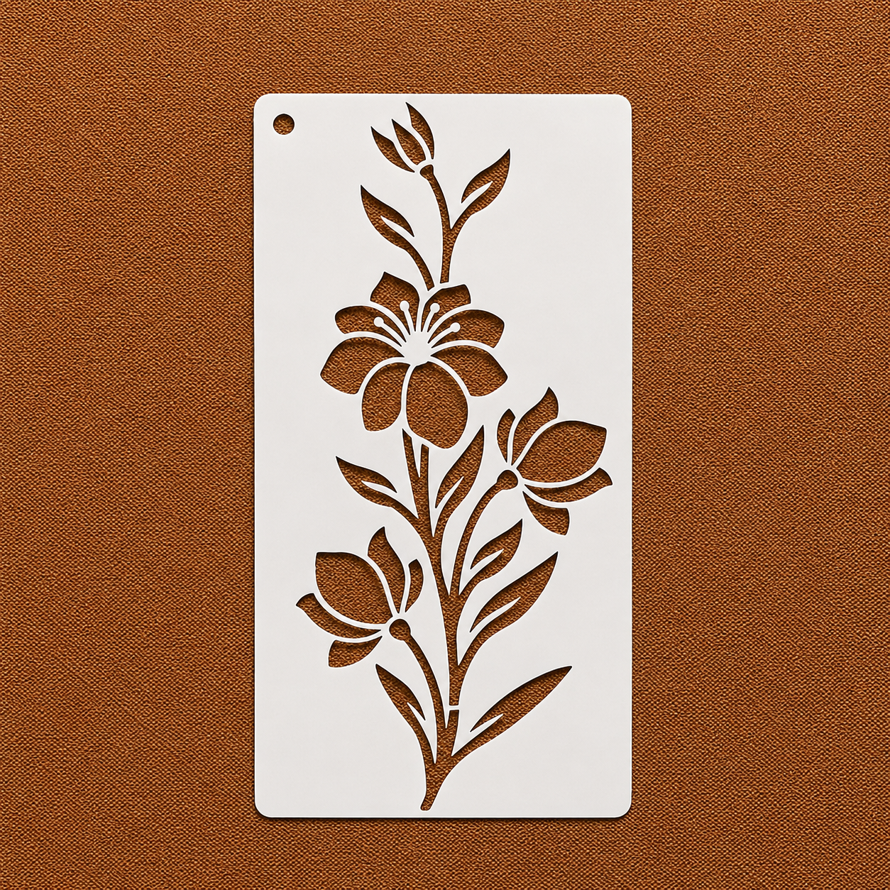 Ghost Lily Stencil