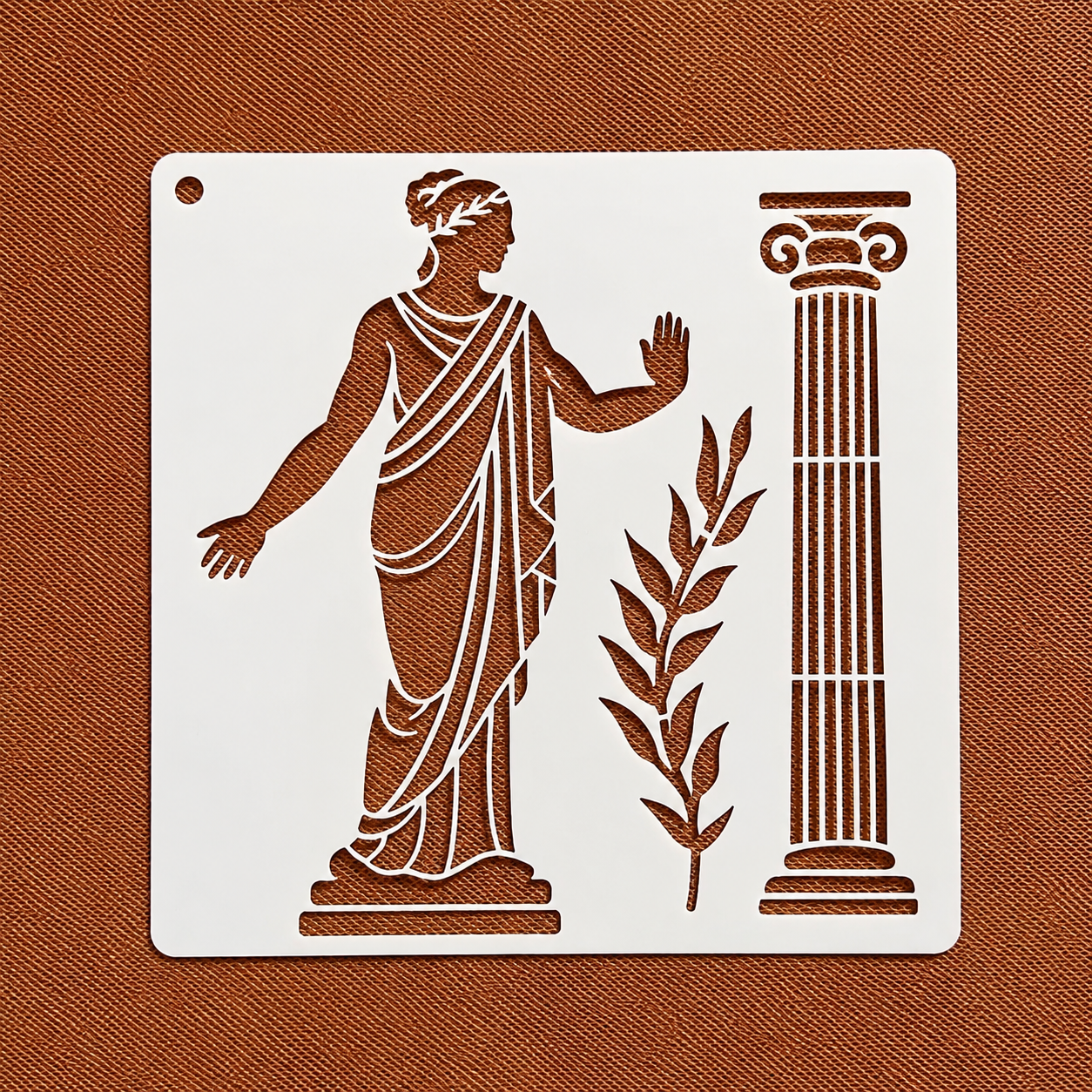 Greek Athena Stencil
