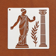 Greek Athena Stencil