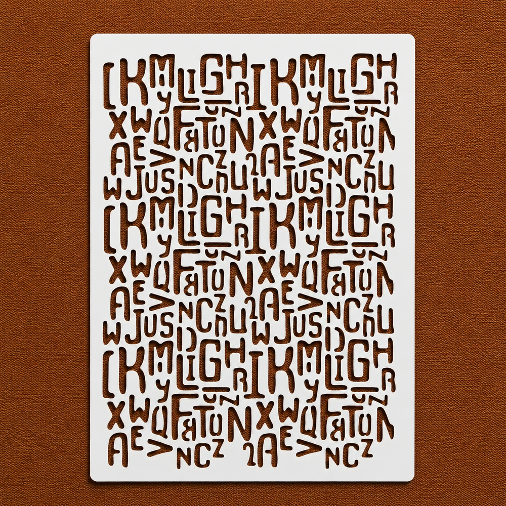 Hexxscript Stencil