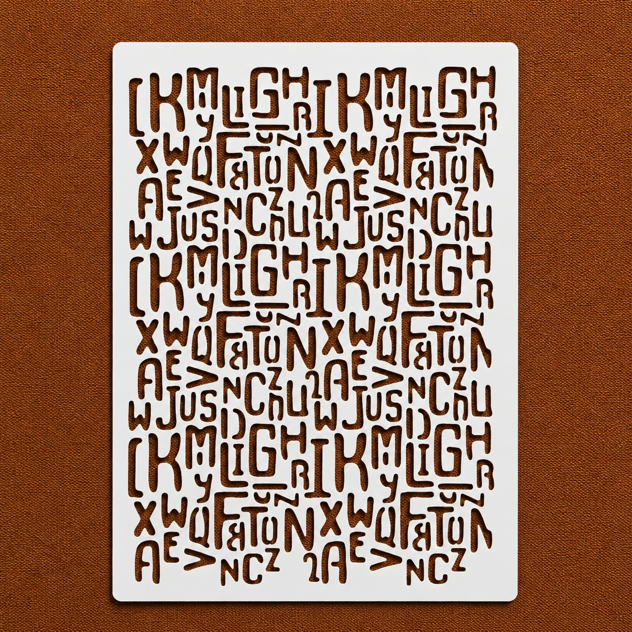 Hexxscript Stencil