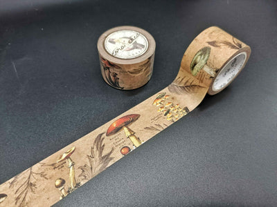 Vintage Mushrooms Washi Tape