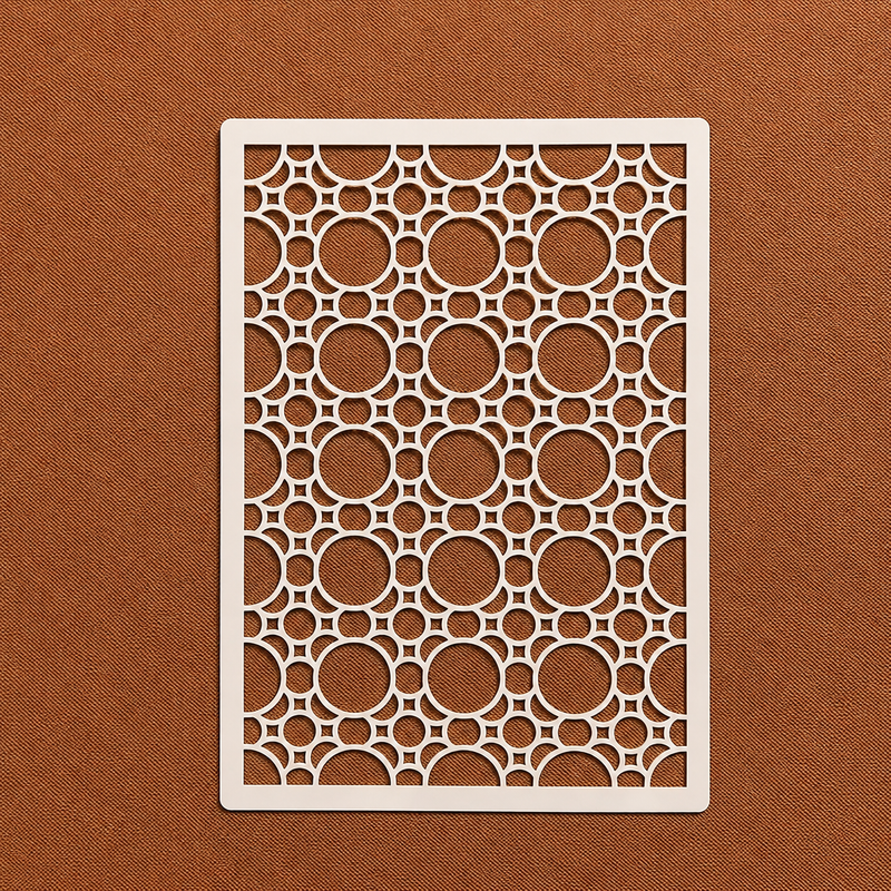 Ink Drops Stencil