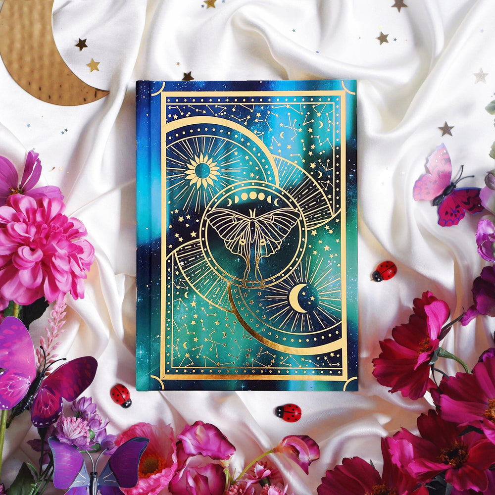 Luna Moth Journal Dotted