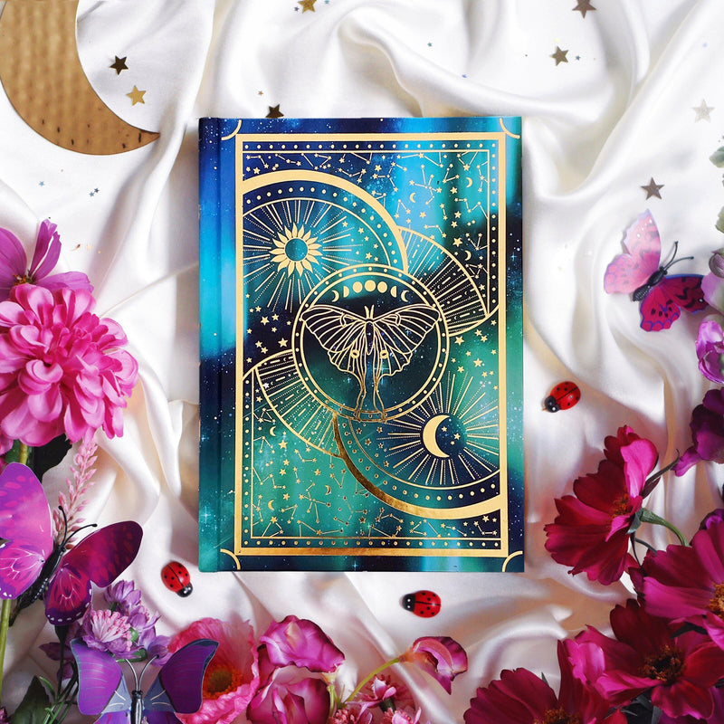 Luna Moth Journal Dotted