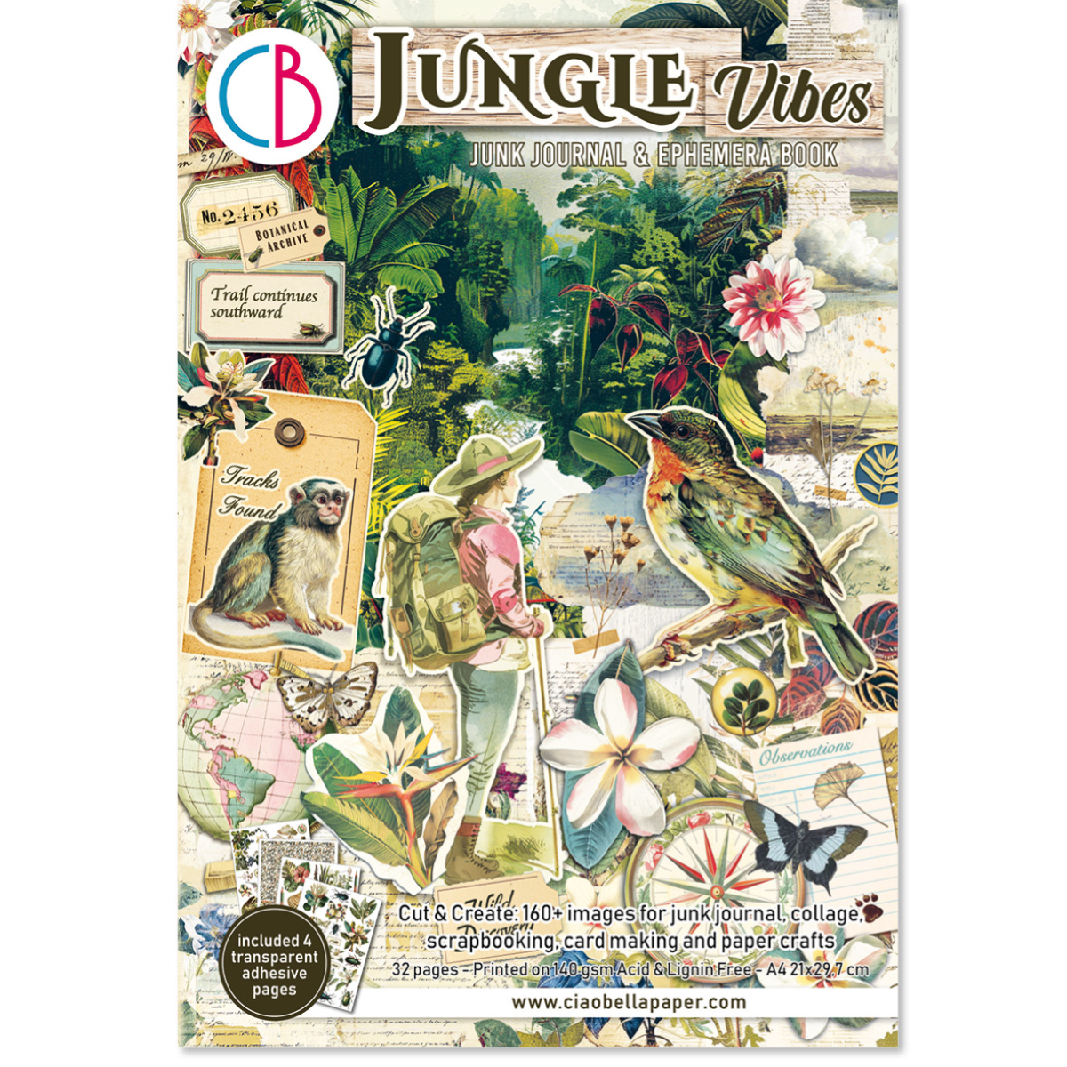 Jungle Vibes Ephemera Book