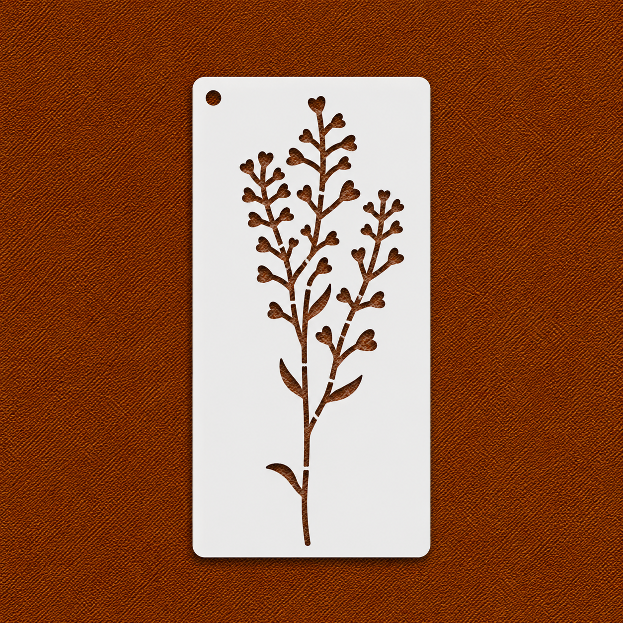 Lavander Sprig Stencil