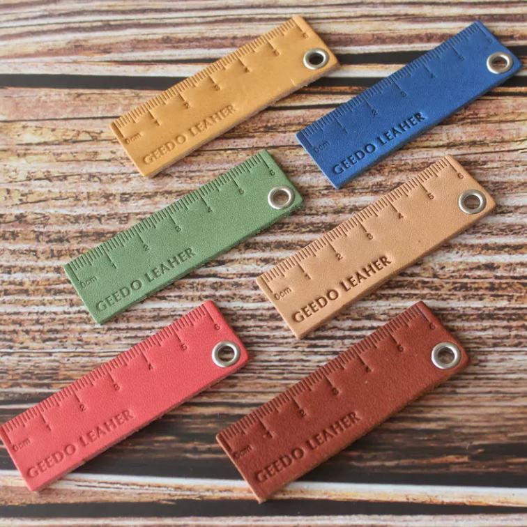 Leather Ruler Mini Charm